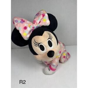 Just Play Disney Baby Musical Crawling Pals Plush, Minnie Mouse